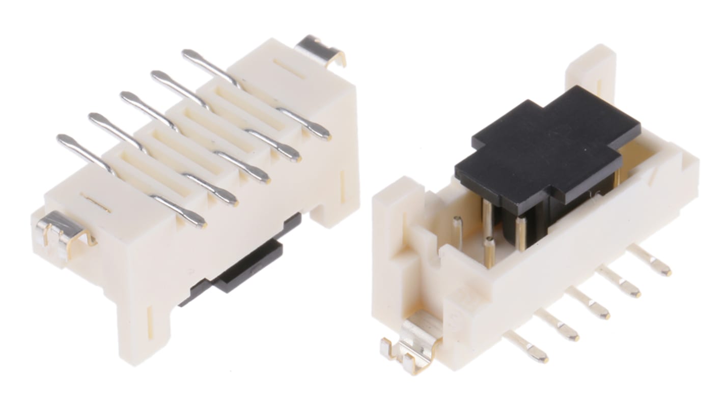 Hirose DF11 Series Straight Surface Mount PCB Header, 10 Contact(s), 2.0mm Pitch, 2 Row(s), Shrouded