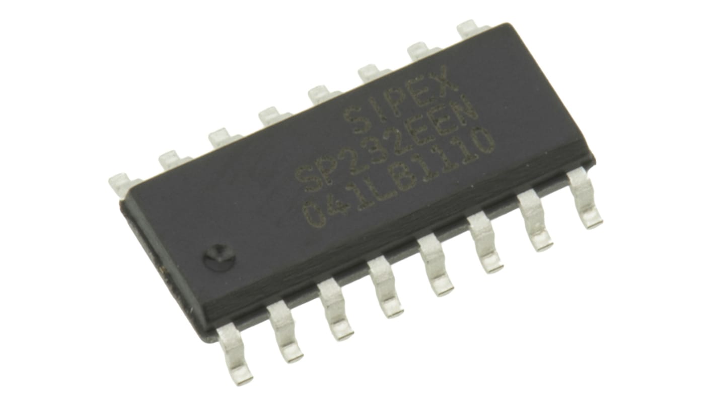 MaxLinear ライントランシーバ表面実装, 16-Pin, SP232EEN-L/TR