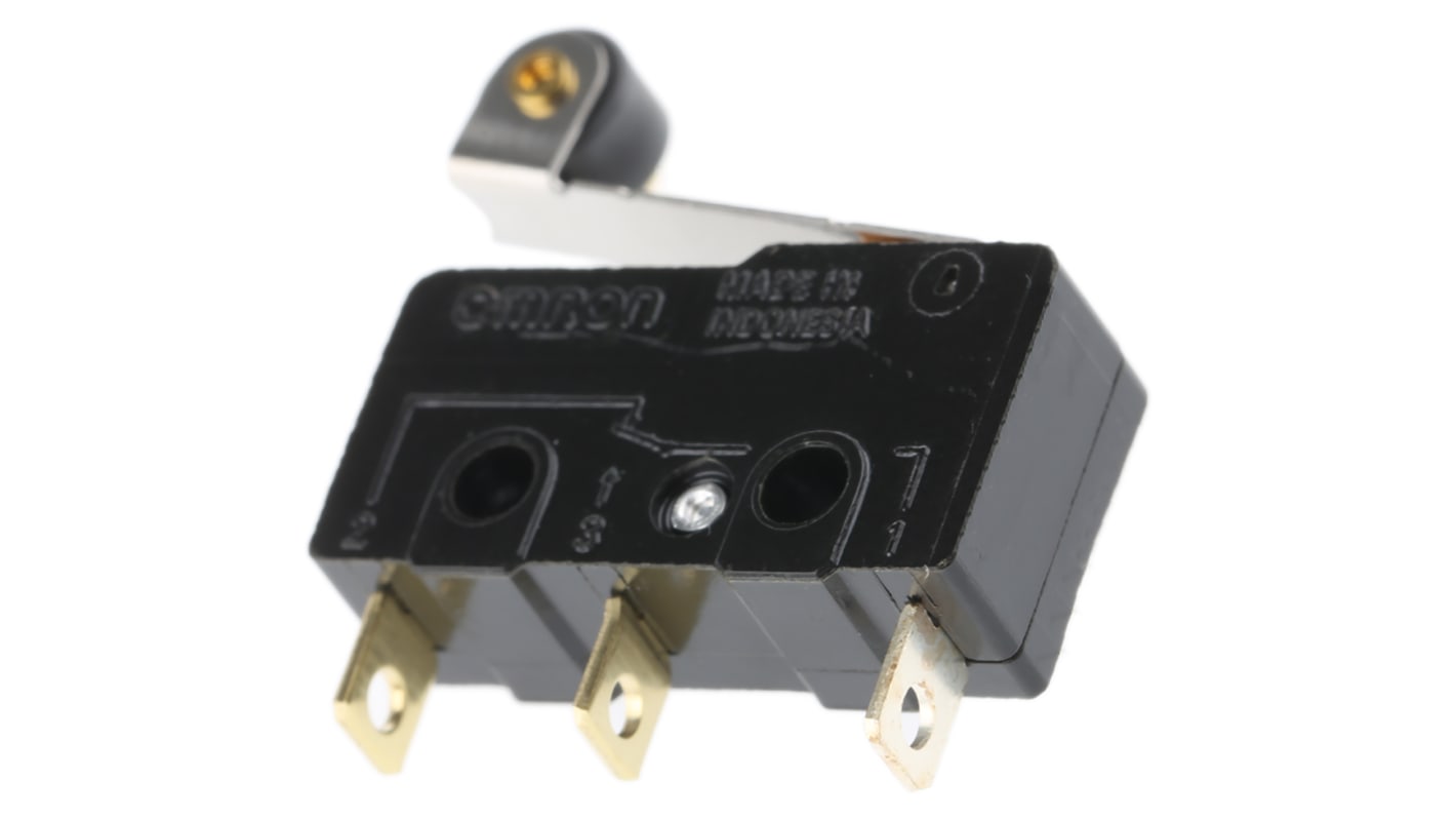 Microinterruttore, Omron, SPDT, 100 mA a 30 V cc, IP40, A saldare