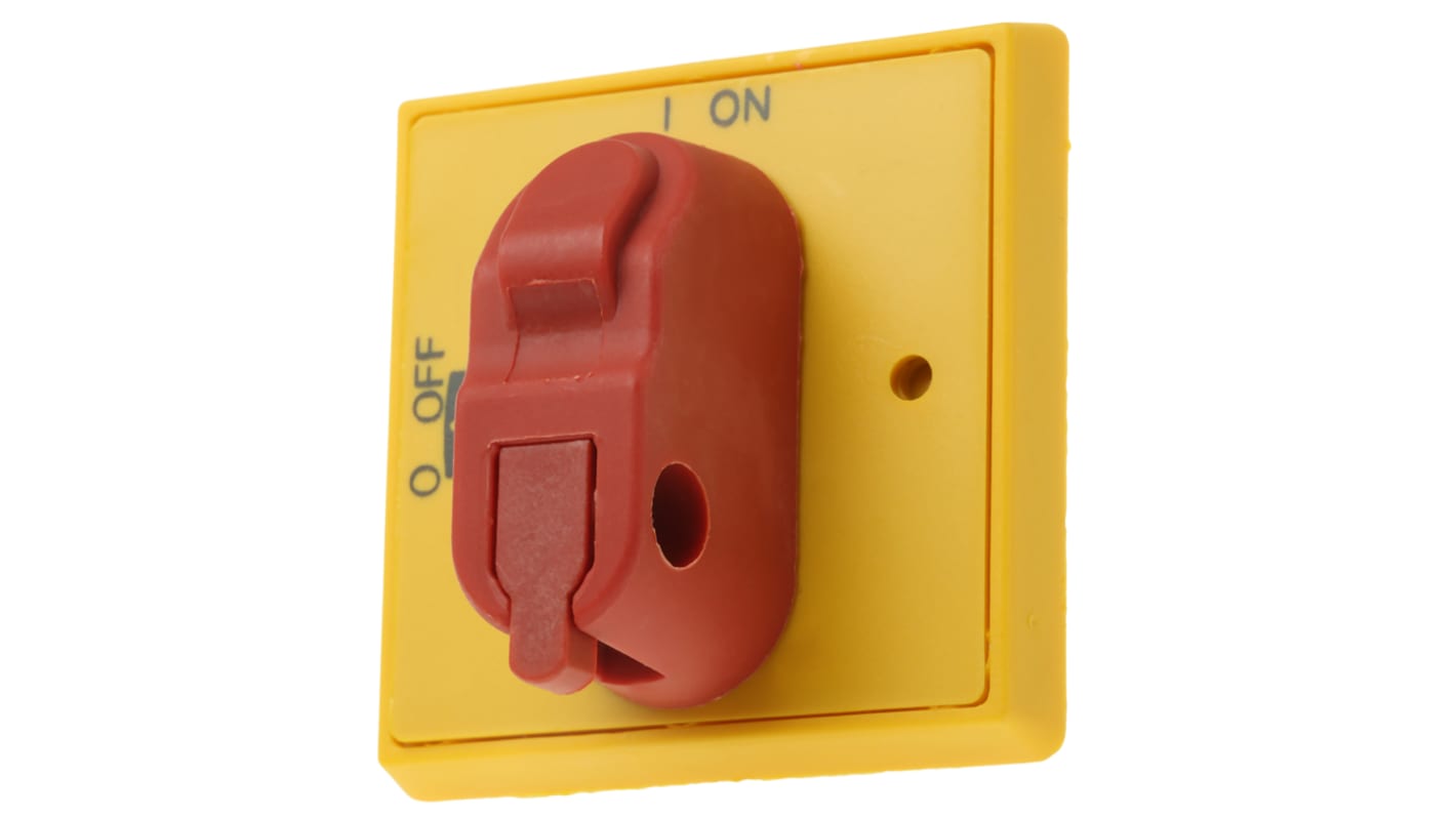 Manopola rotante ABB OHYS3PH 1SCA105327R1001, Rosso/Giallo, IP54, per Serie OT