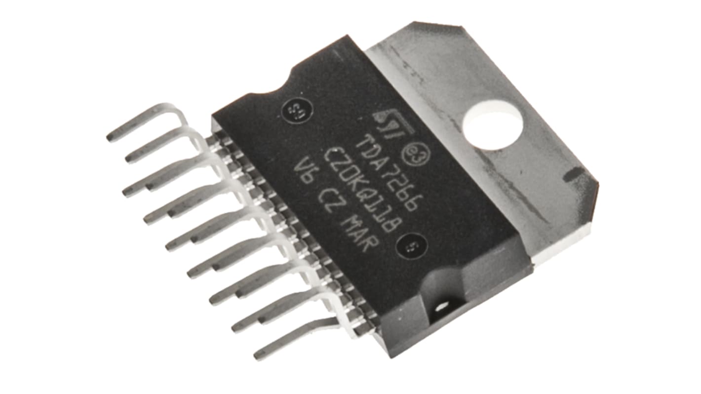 STMicroelectronics オーディオアンプ IC ブリッジアンプ 7W スルーホール TDA7266 RS