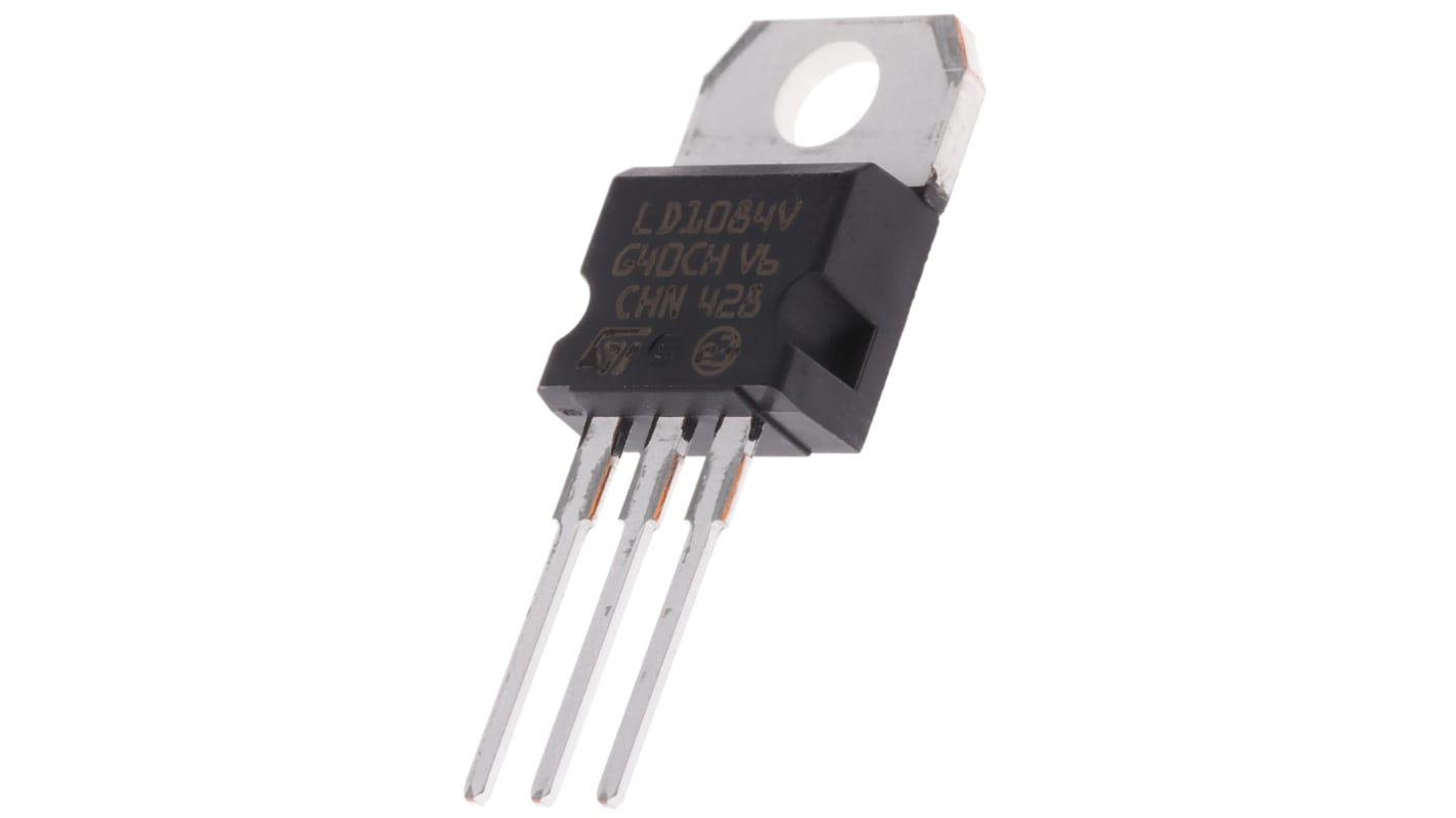 STMicroelectronics LD1084V, 1 Low Dropout Voltage, Voltage Regulator 5A 3-Pin, TO-220
