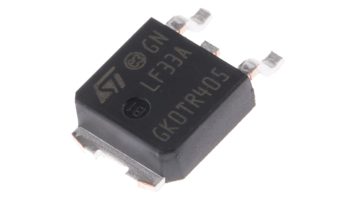 STMicroelectronics LF33ABDTTR, 1 Low Dropout Voltage, Voltage Regulator 500mA, 3.3 V 3Pin