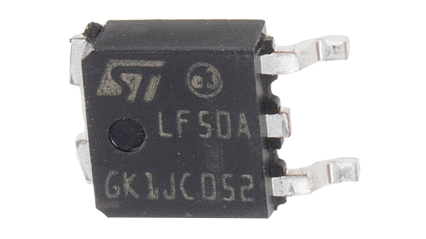 STMicroelectronics LF50ABDT-TR, 1 Low Dropout Voltage, Voltage Regulator 500mA, 5 V 3-Pin, DPAK