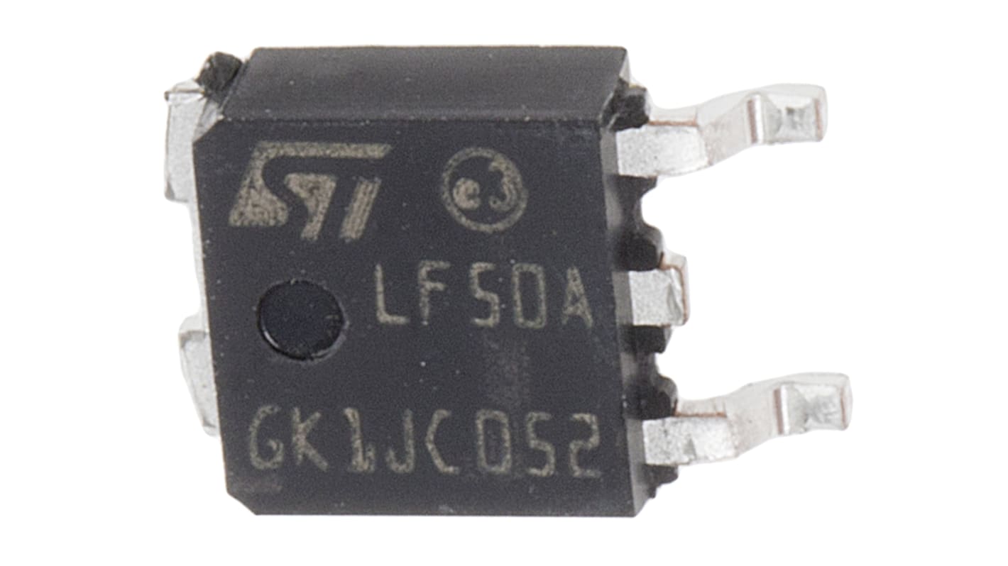 STMicroelectronics Spannungsregler 500mA, 1 Niedrige Abfallspannung DPAK, 3-Pin, Fest