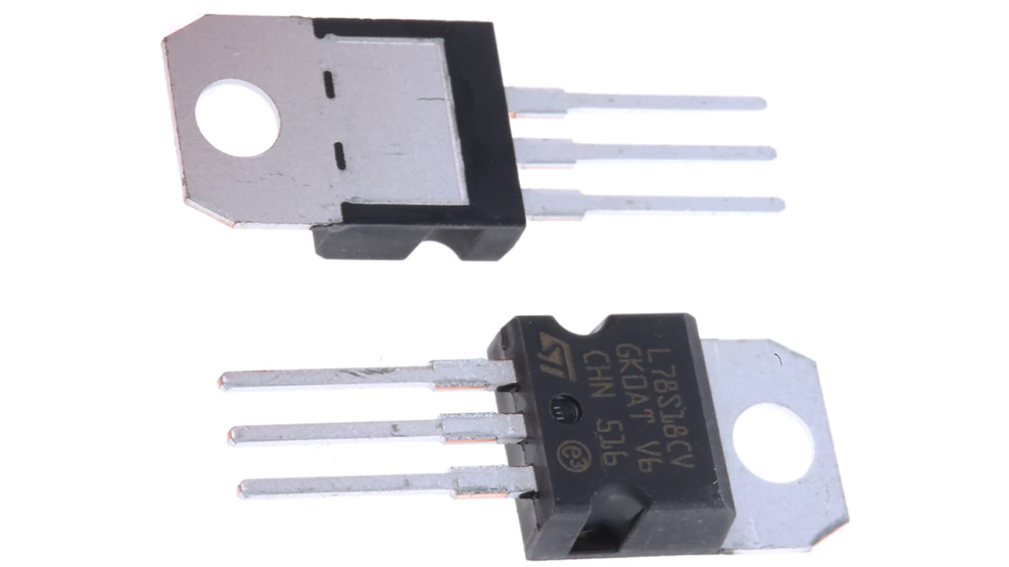 STMicroelectronics L78S18CV, 1 Linear Voltage, Voltage Regulator 2A, 18 V 3-Pin, TO-220