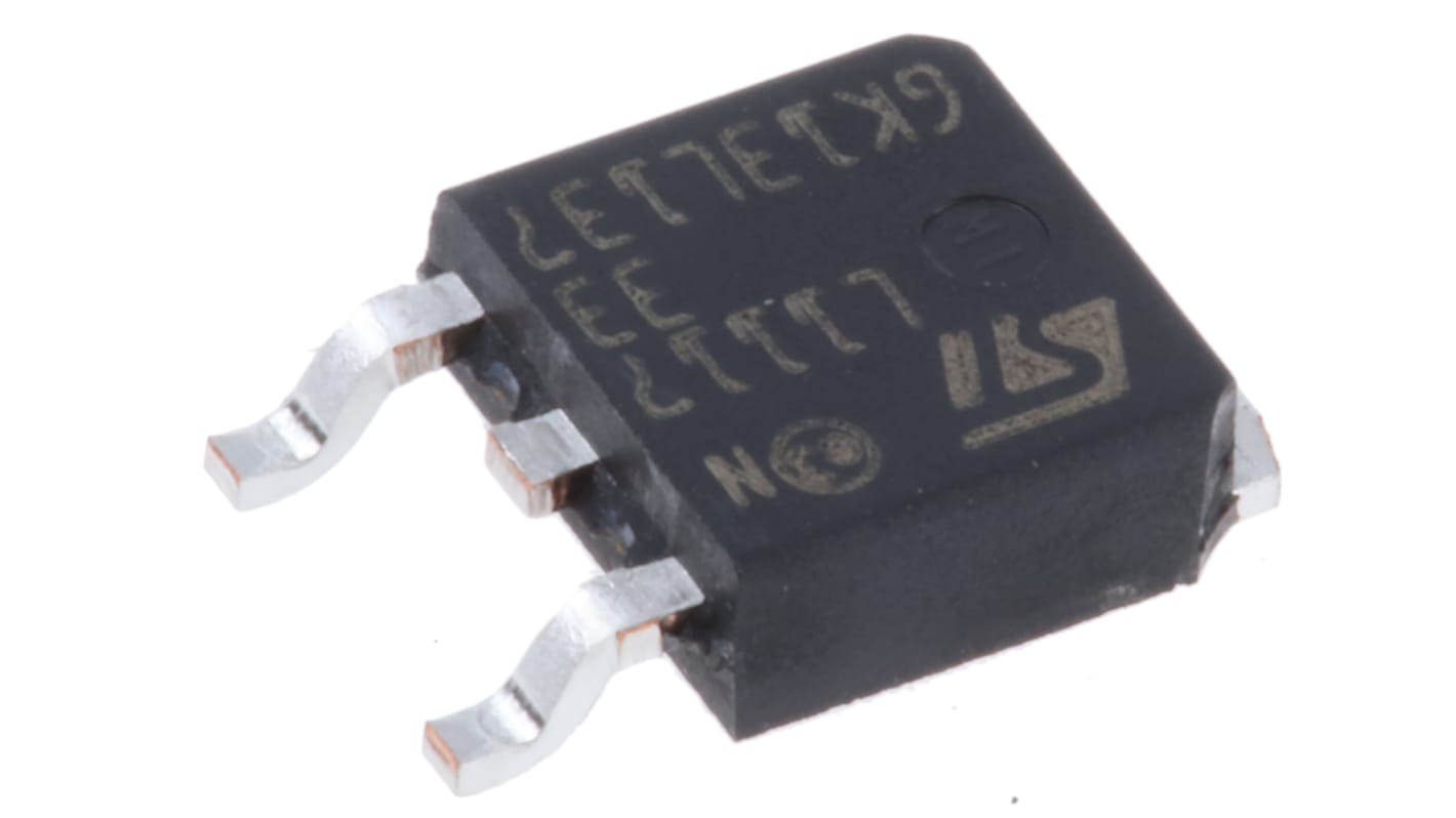 STMicroelectronics 電圧レギュレータ 低ドロップアウト電圧 3.3 V, 3-Pin, LD1117DT33TR