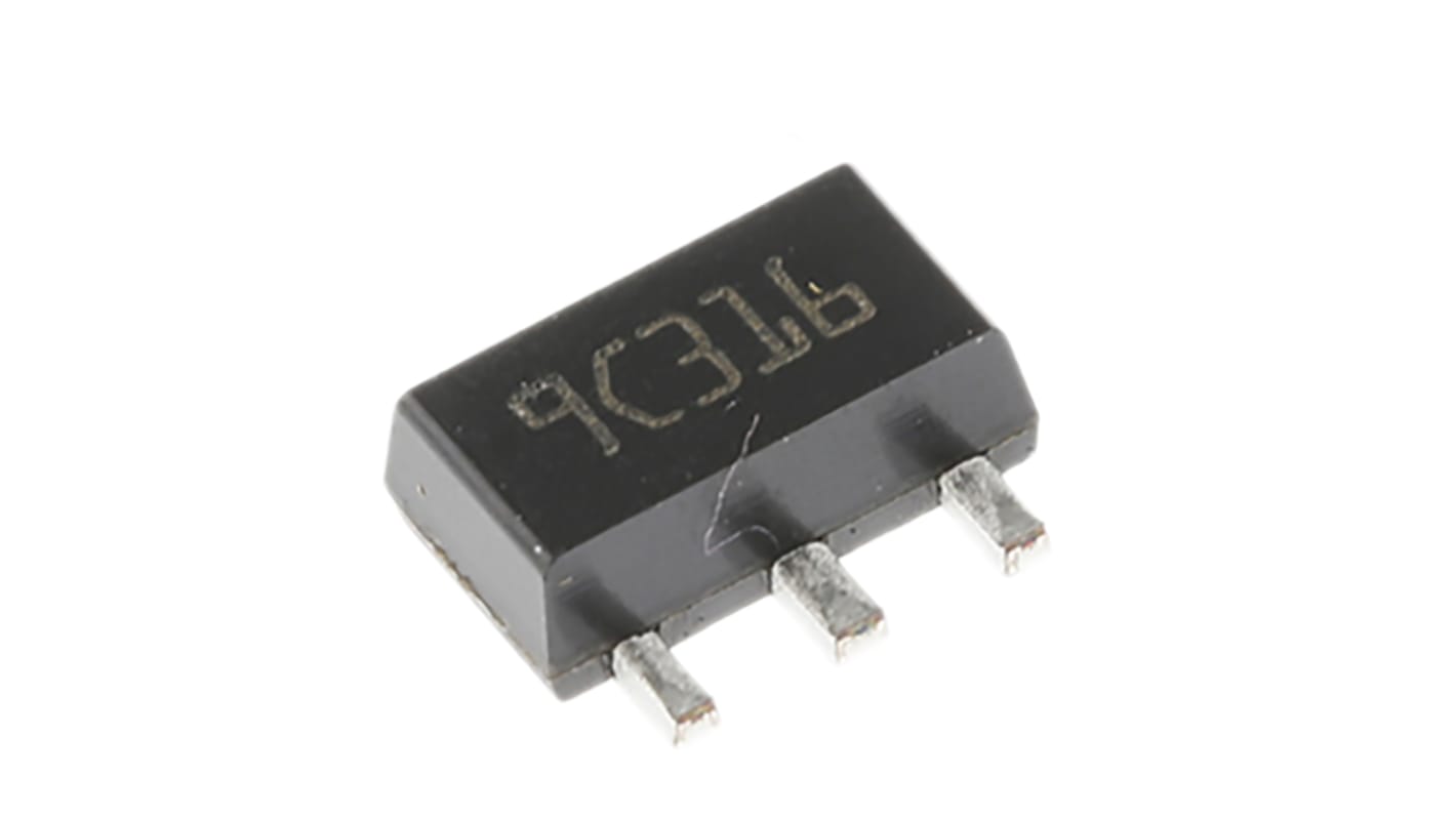 STMicroelectronics L79L05ACUTR, 1 Linear Voltage, Voltage Regulator 100mA, -5 V 3-Pin, SOT-89