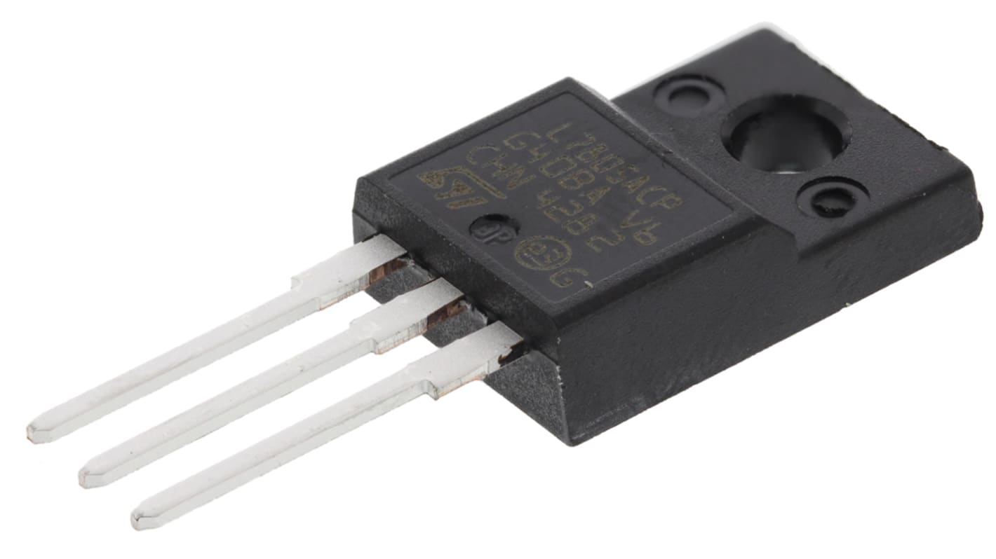 STMicroelectronics L7805ACP, 1 Linear Voltage, Voltage Regulator 1A, 5 V 3-Pin, TO-220FP