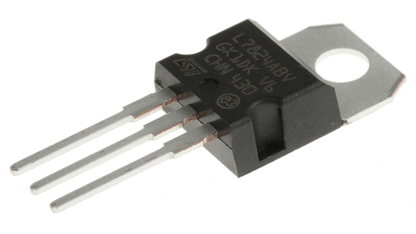 STMicroelectronics L7824ABV, 1 Linear Voltage, Voltage Regulator 1A, 24 V 3-Pin, TO-220