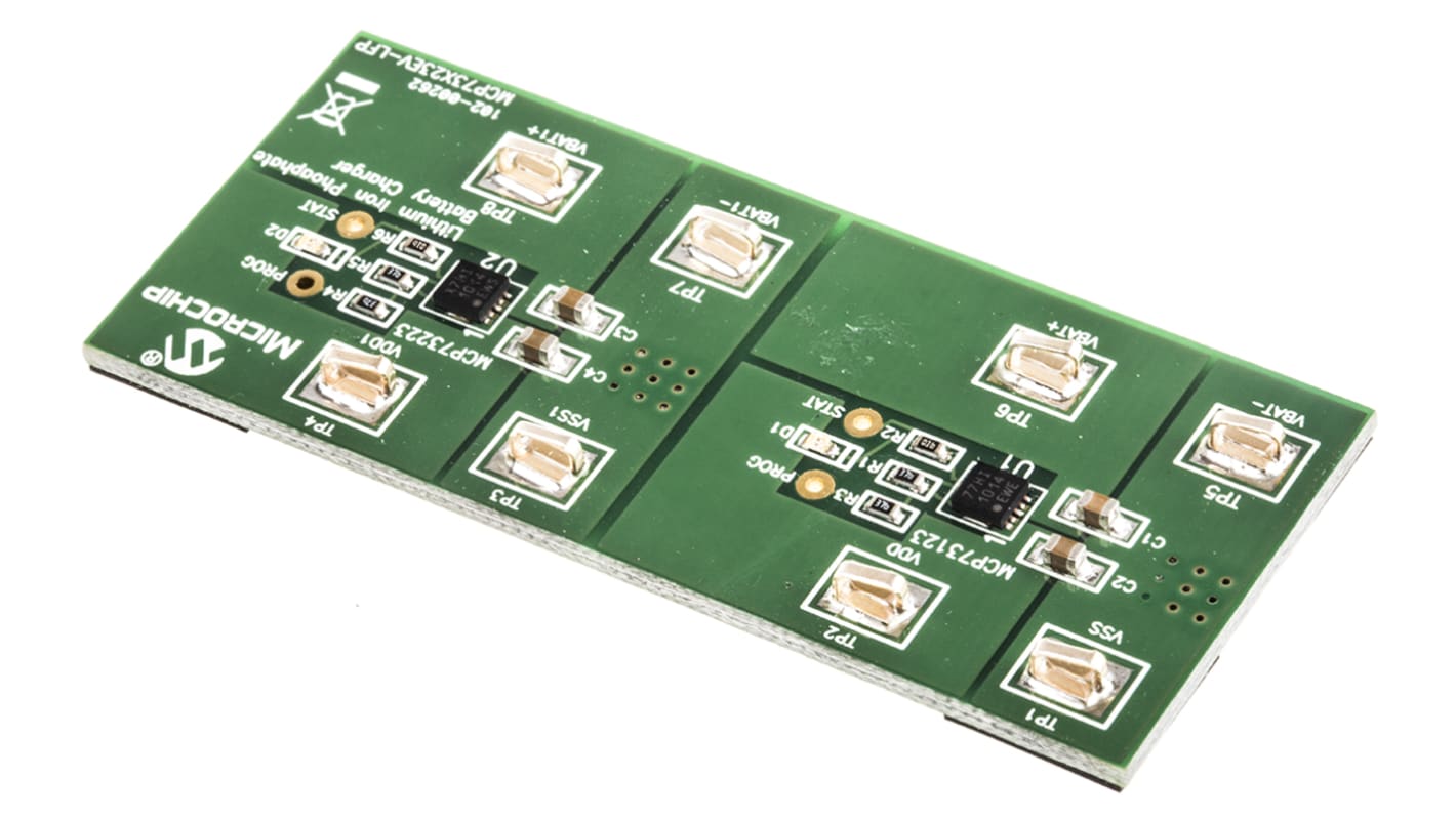 Zestaw badawczo-rozwojowy – zarządzanie zasilaniem Microchip Ładowarka akumulatorów Płytka ewaluacyjna