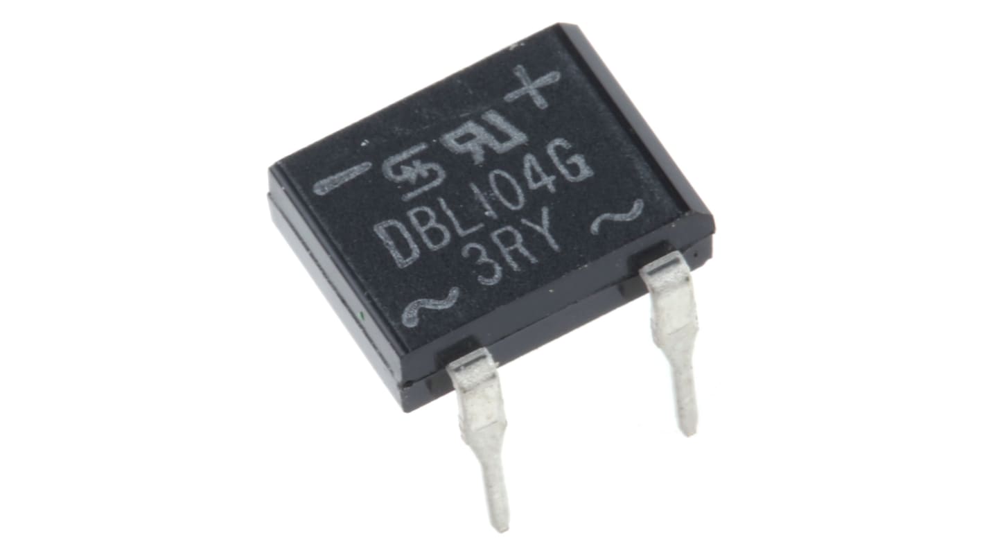 Taiwan Semiconductor DBL104G hidas egyenirányító, 1A, 400V, 4-tüskés, DBL