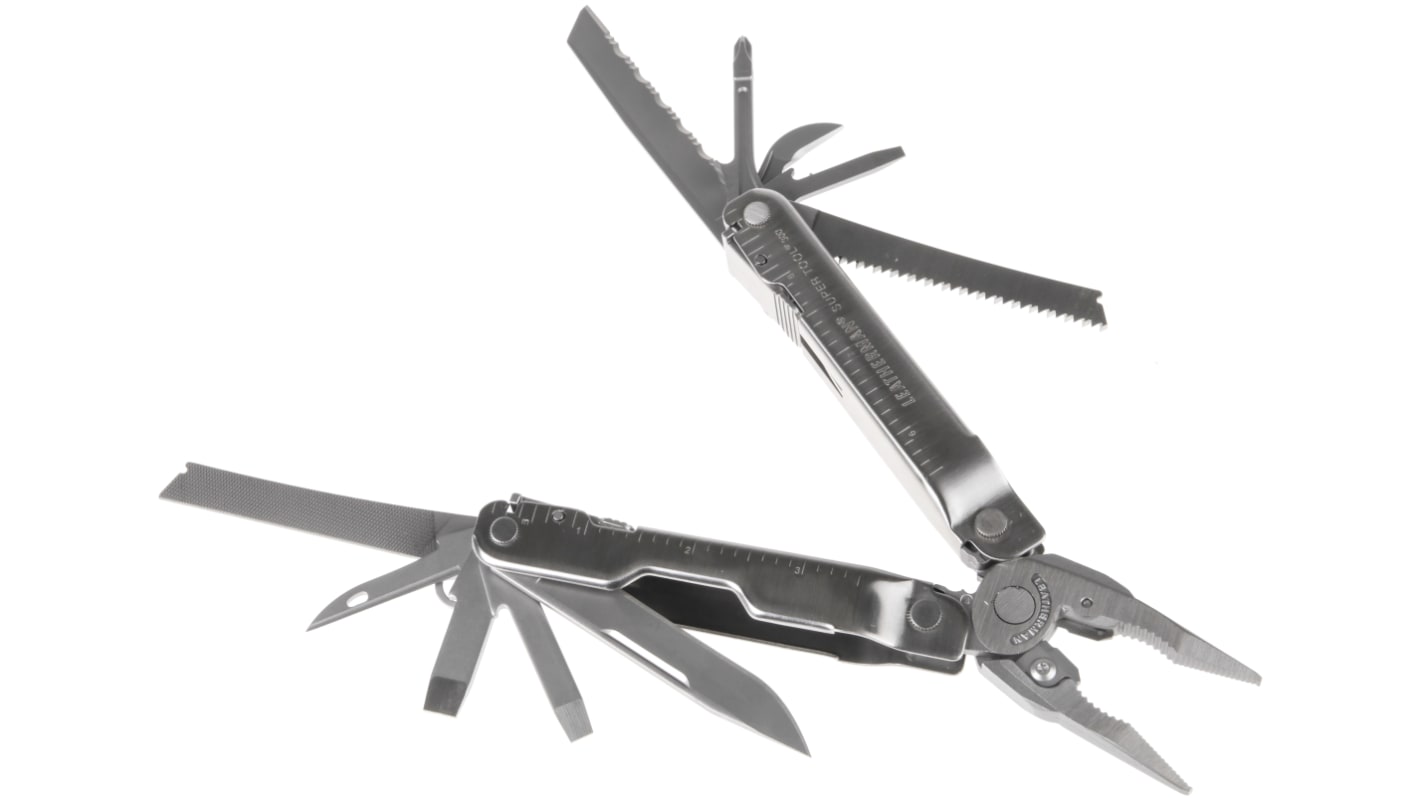 Leatherman Super Tool Straight, Multitool Knife, 114mm Closed Length, 286g