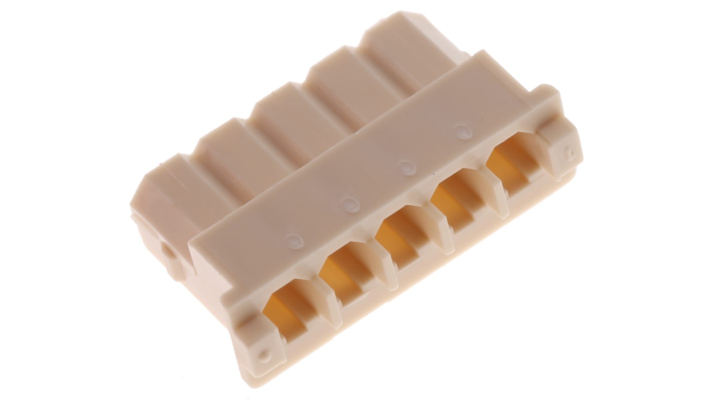 Carcasa de conector Molex 50-37-5053, Serie SPOX, paso: 2.5mm, 5 contactos, , 1 fila filas, Recto, Hembra, Montaje de