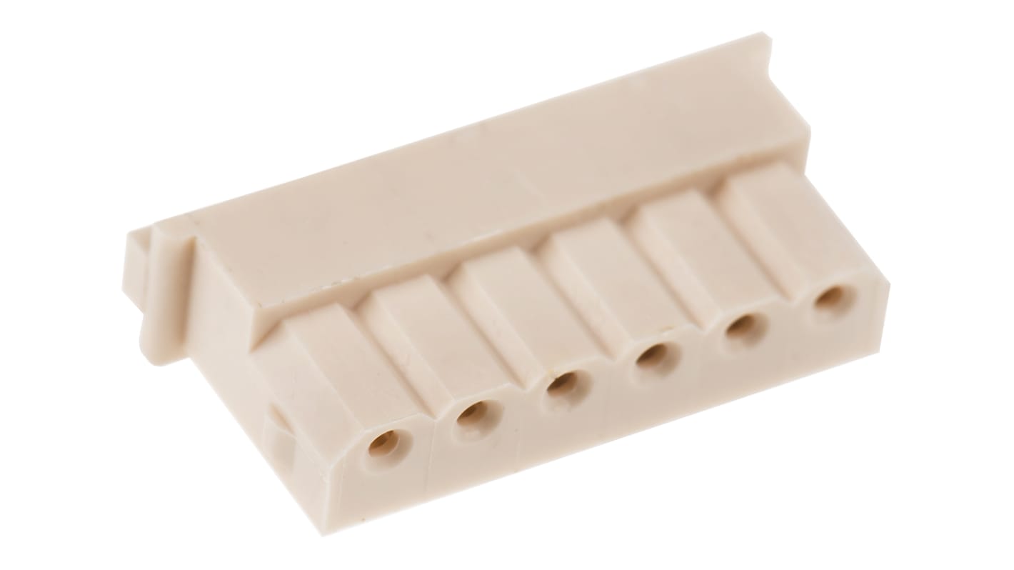 Carcasa de conector Molex 50-37-5063, Serie SPOX, paso: 2.5mm, 6 contactos, , 1 fila filas, Recto, Hembra, Montaje de