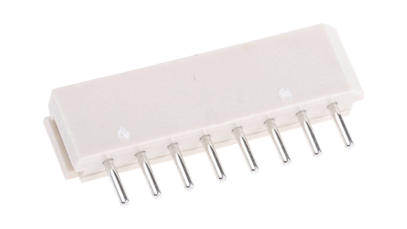 Molex SPOX Series Straight Through Hole PCB Header, 8 Contact(s), 2.5mm Pitch, 1 Row(s), Shrouded