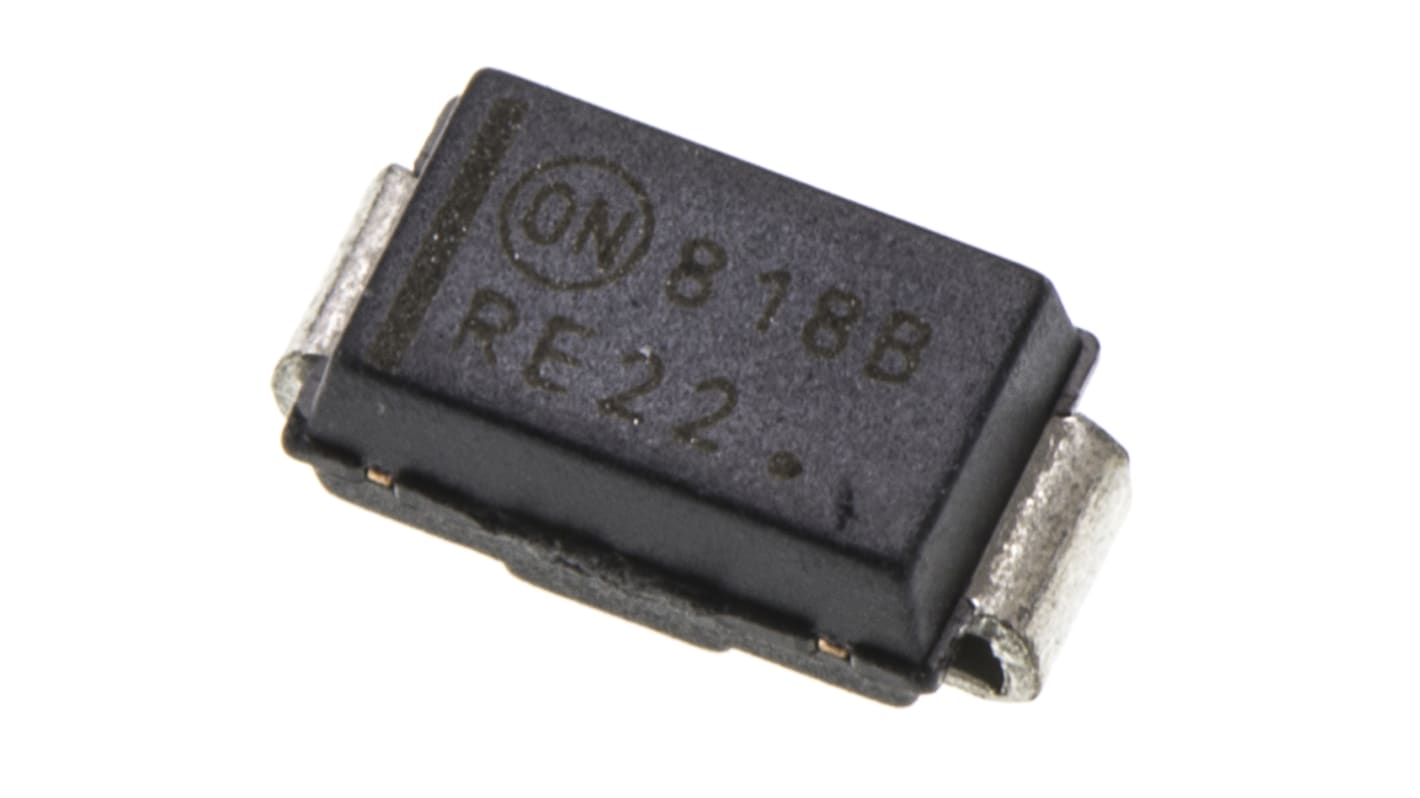 Diodo Zener onsemi, 5.1V, Montaggio superficiale, 500 mW, SMA