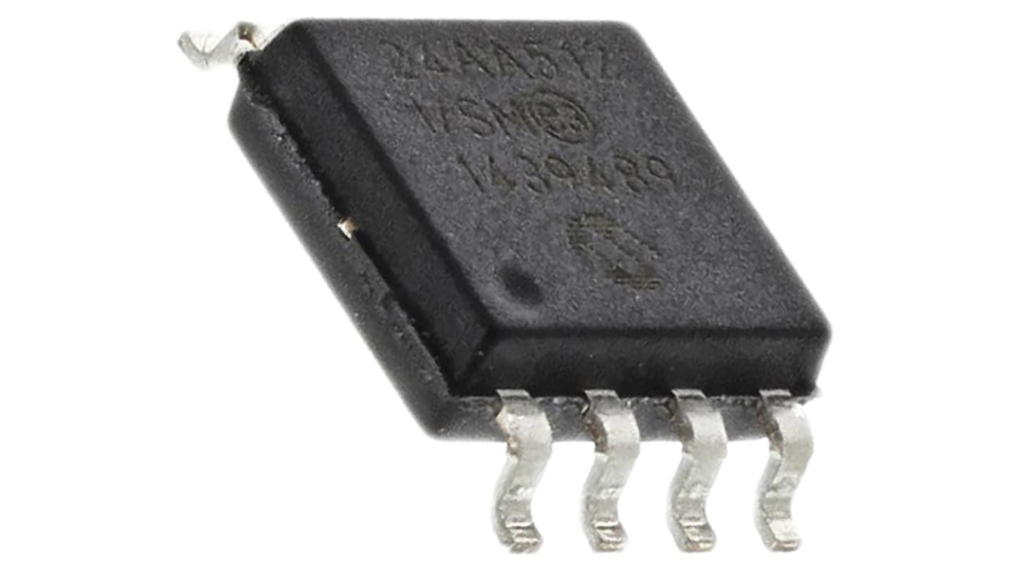 Mémoire EEPROM en série, 24AA512-I/SM, 512Kbit, Série-I2C SOIJ, 8 broches, 8bit