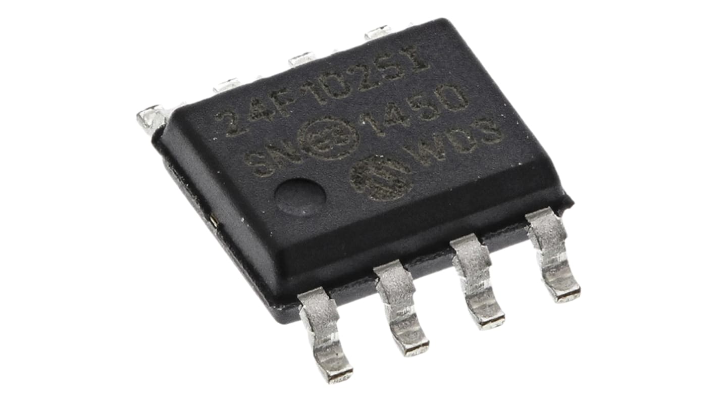 Mémoire EEPROM en série, 24FC1025-I/SN, 1Mbit, Série-2 fils SOIC, 8 broches, 8bit