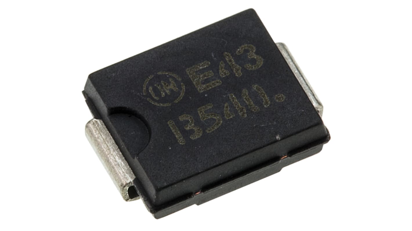 MBRS540T3G | onsemi 整流ダイオード, 5A, 40V 表面実装, 2-Pin DO-214AB (SMC) ショットキー ...