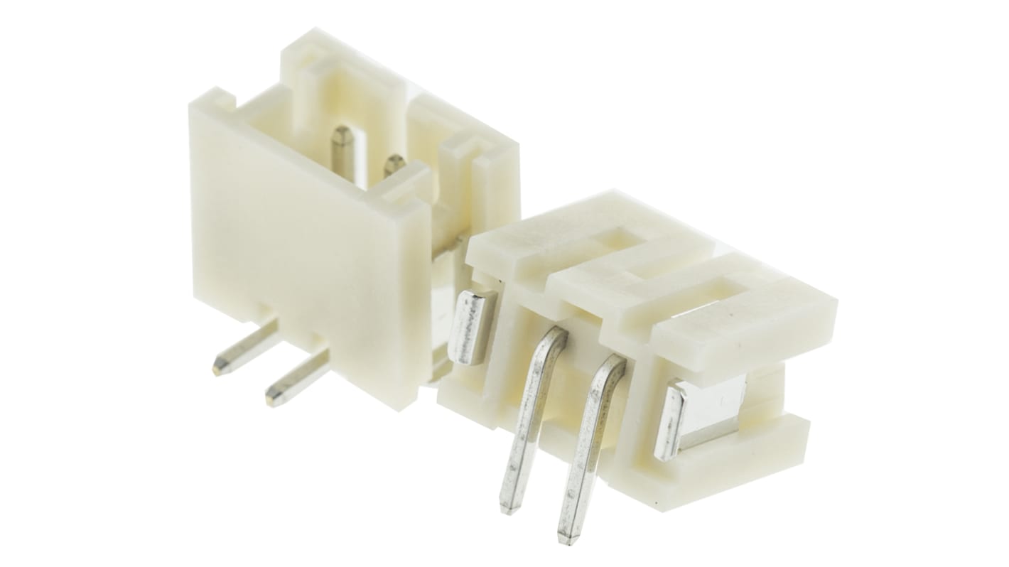 Conector macho para PCB JST serie PH de 2 vías, 1 fila, paso 2.0mm, para soldar, Montaje Superficial