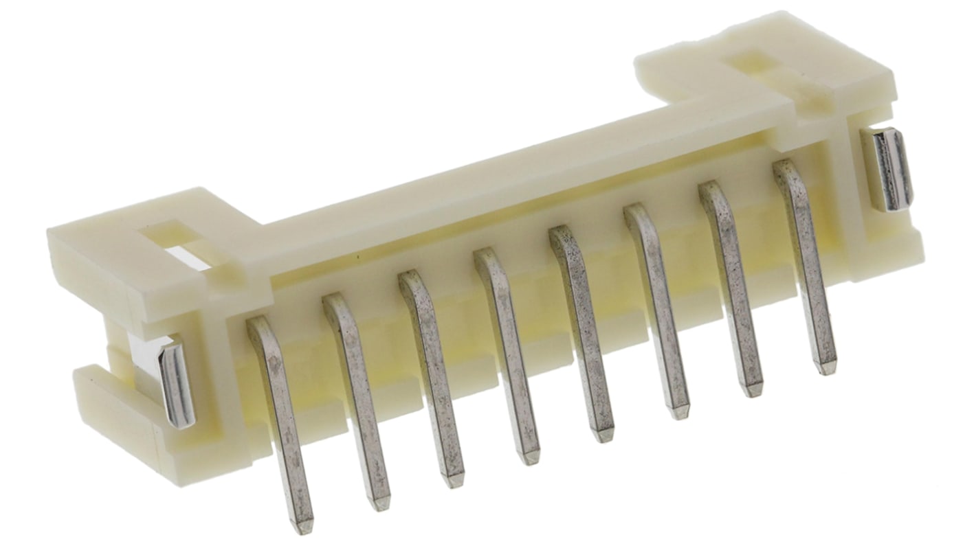 Conector macho para PCB JST serie PH de 8 vías, 1 fila, paso 2.0mm, para soldar, Montaje Superficial