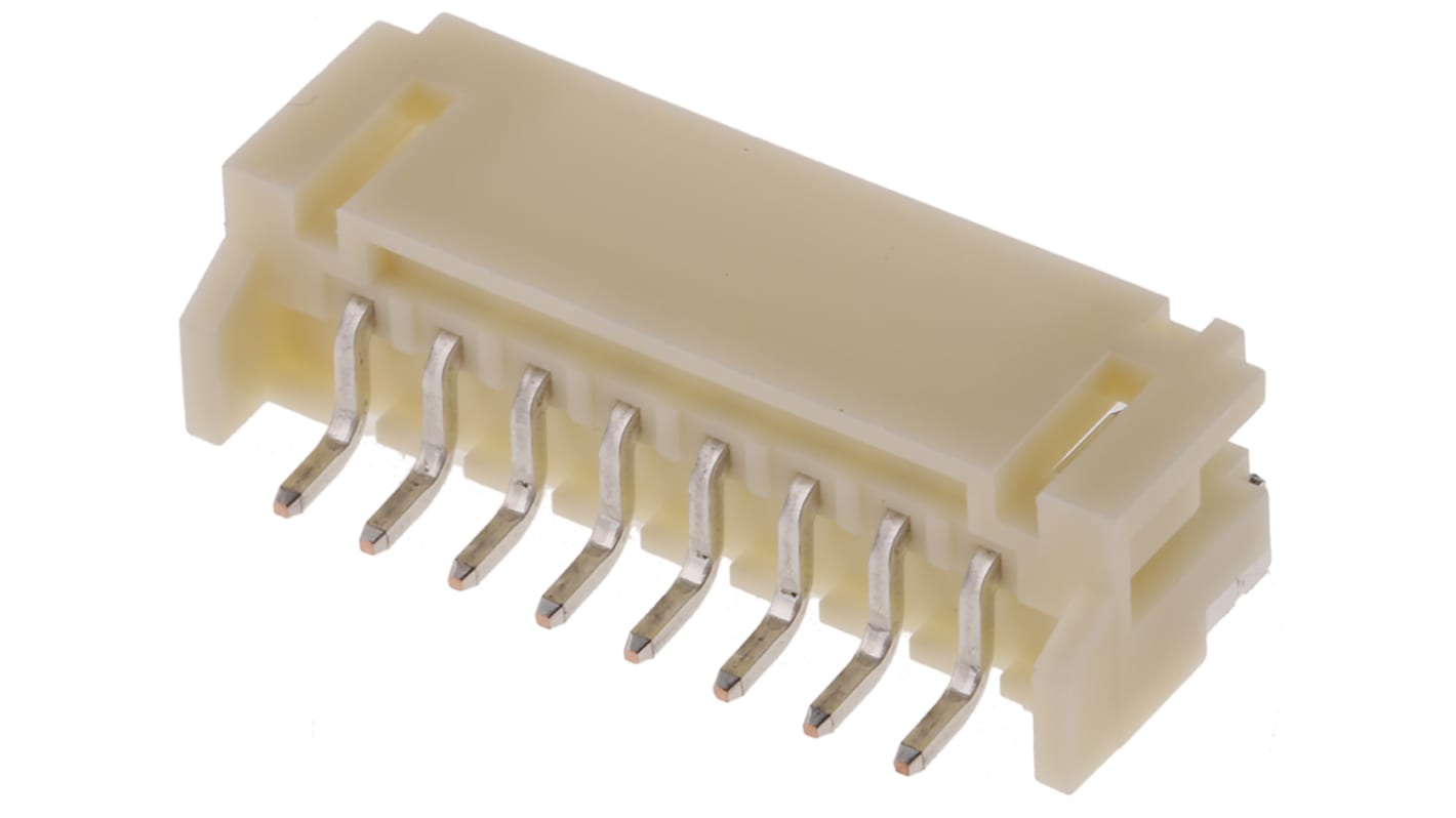 Conector macho para PCB Ángulo de 90° JST serie PH de 8 vías, 1 fila, paso 2.0mm, para soldar, Montaje Superficial