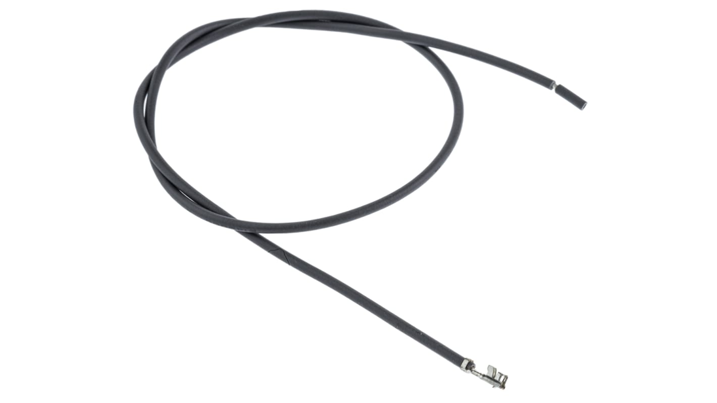 JST Female SXA to Unterminated Crimped Wire, 300mm, 0.34mm², Black