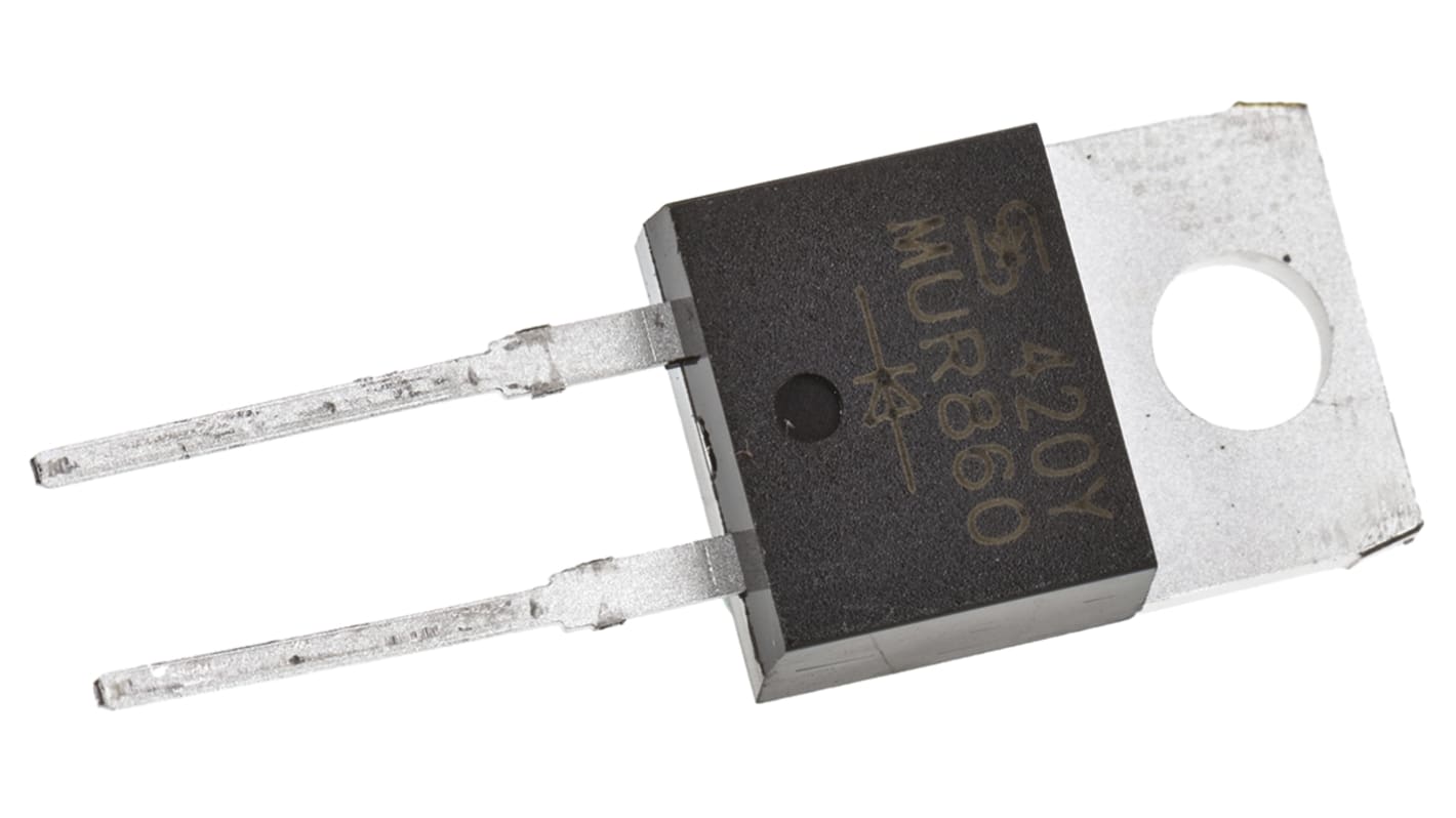 Taiwan Semi 600V 8A, Rectifier Diode, 2-Pin TO-220AC MUR860 C0