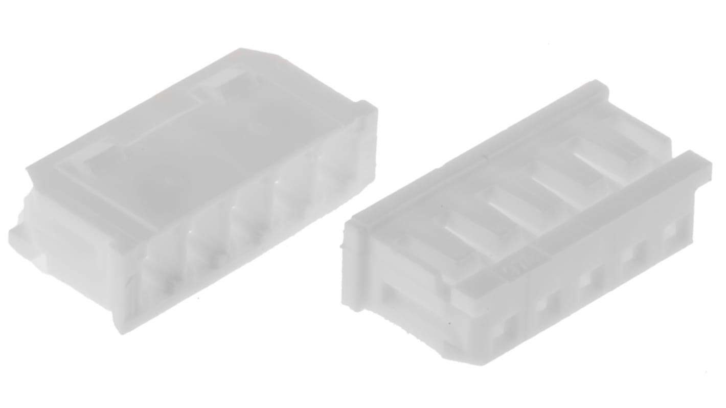 Carcasa de conector Molex 51065-0500, Serie 51065, paso: 2mm, 5 contactos, , 1 fila filas, Recto, Hembra, Montaje de