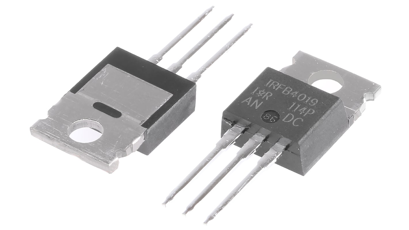 Infineon HEXFET IRFB4019PBF N-Kanal, THT MOSFET 150 V / 17 A 80 W, 3-Pin TO-220AB