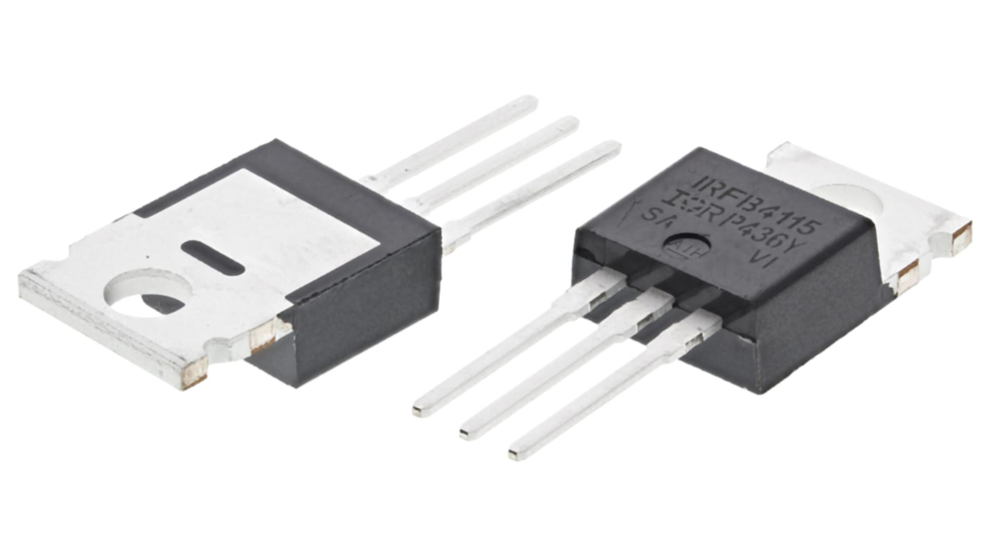 Infineon HEXFET IRFB4115PBF N-Kanal, THT MOSFET 150 V / 104 A 380 W, 3-Pin TO-220AB