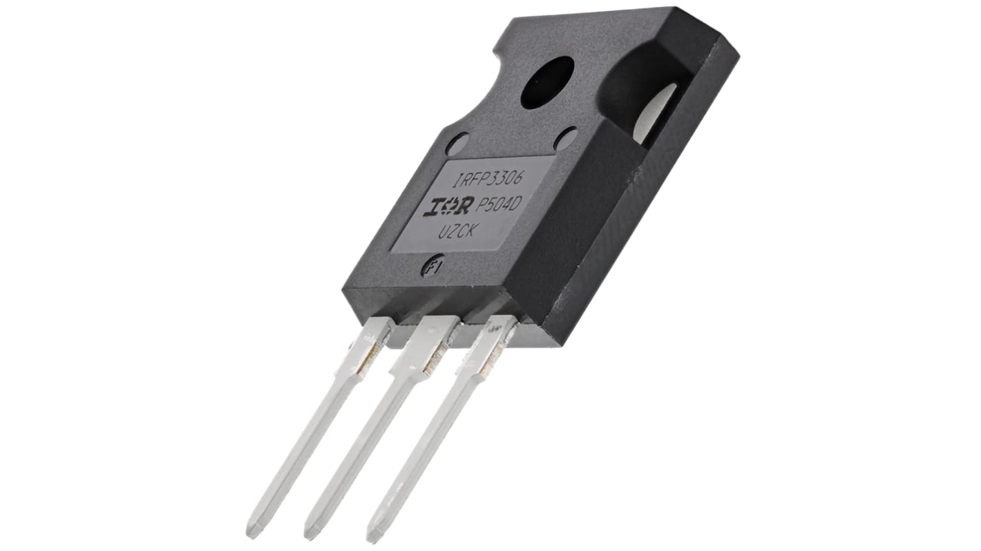 MOSFET Infineon, canale N, 4 mΩ, 160 A, TO247AC, Su foro