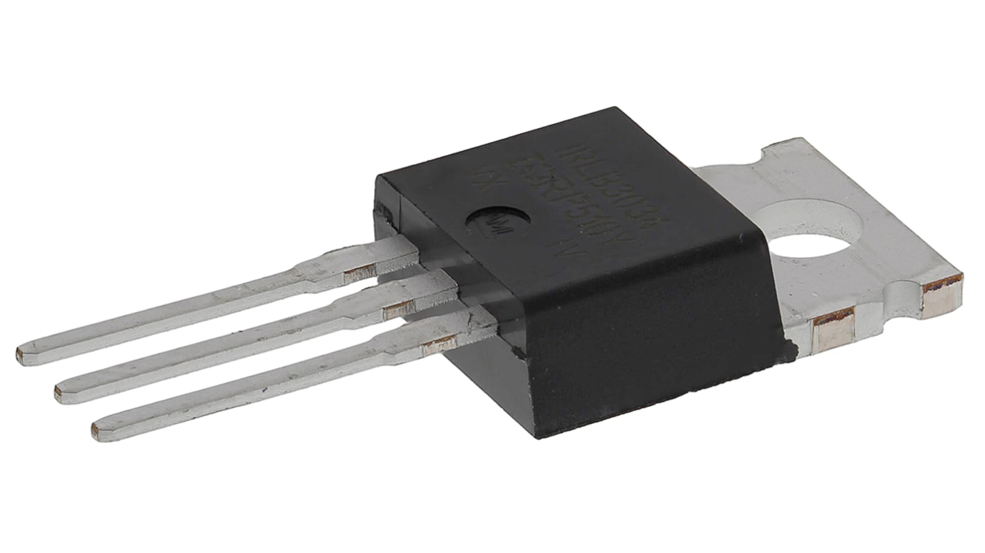 MOSFET, 1 elem/chip, 343 A, 40 V, 3-tüskés, TO-220AB HEXFET Egyszeres Si