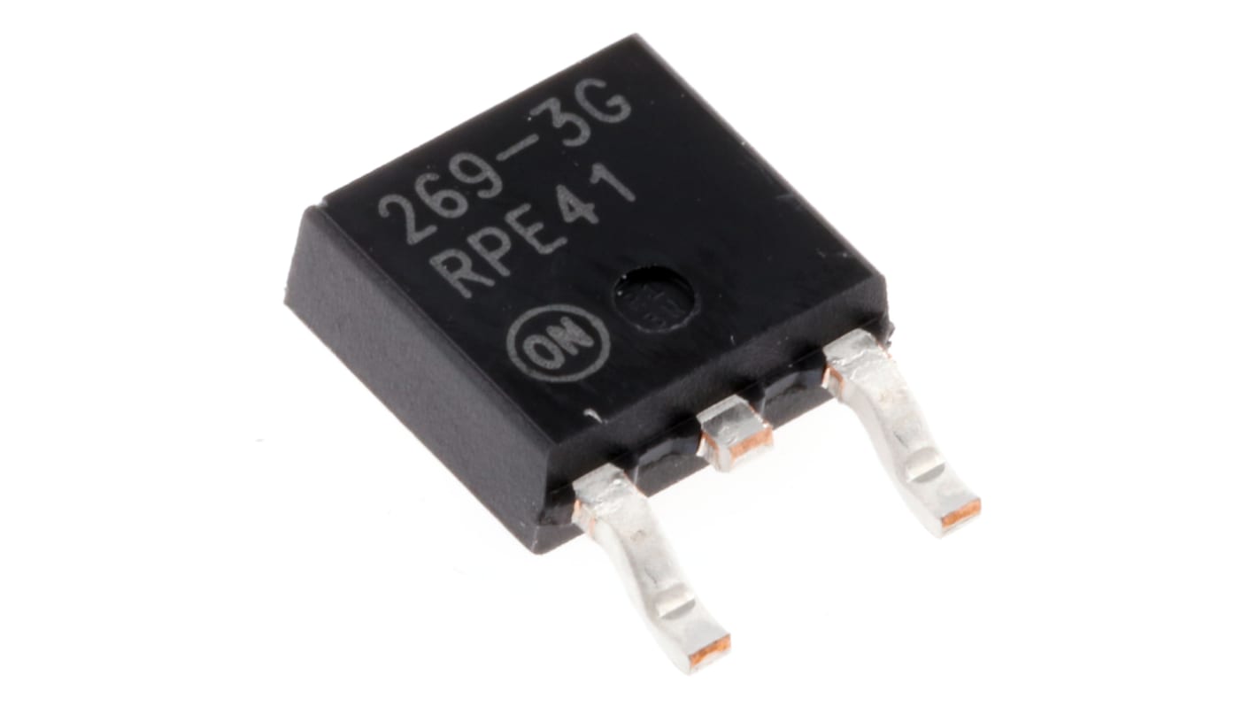 onsemi 電圧レギュレータ 低ドロップアウト電圧 3.3 V, 3-Pin, MC33269DTRK-3.3G