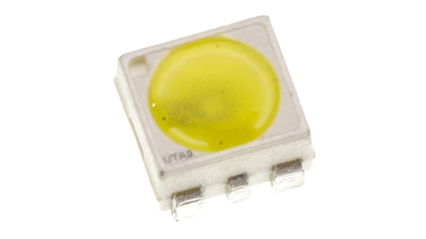 LED Bianco ams OSRAM, SMD, 3,3 V, PLCC 6