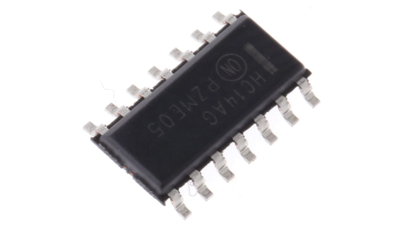 onsemi MC74HC14ADG Hex Schmitt Trigger Inverter, 14-Pin SOIC