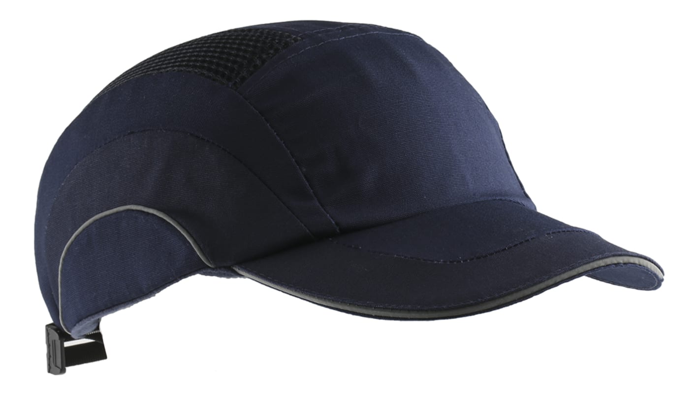 ABR000000500 JSP Dark Blue Standard Peak Safety Cap, HDPE Protective Material RS