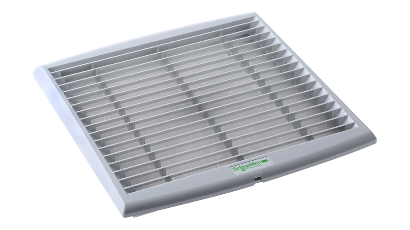 Schneider Electric Grey Plastic Vent Grille, Parallel Slat, 268 x 248mm