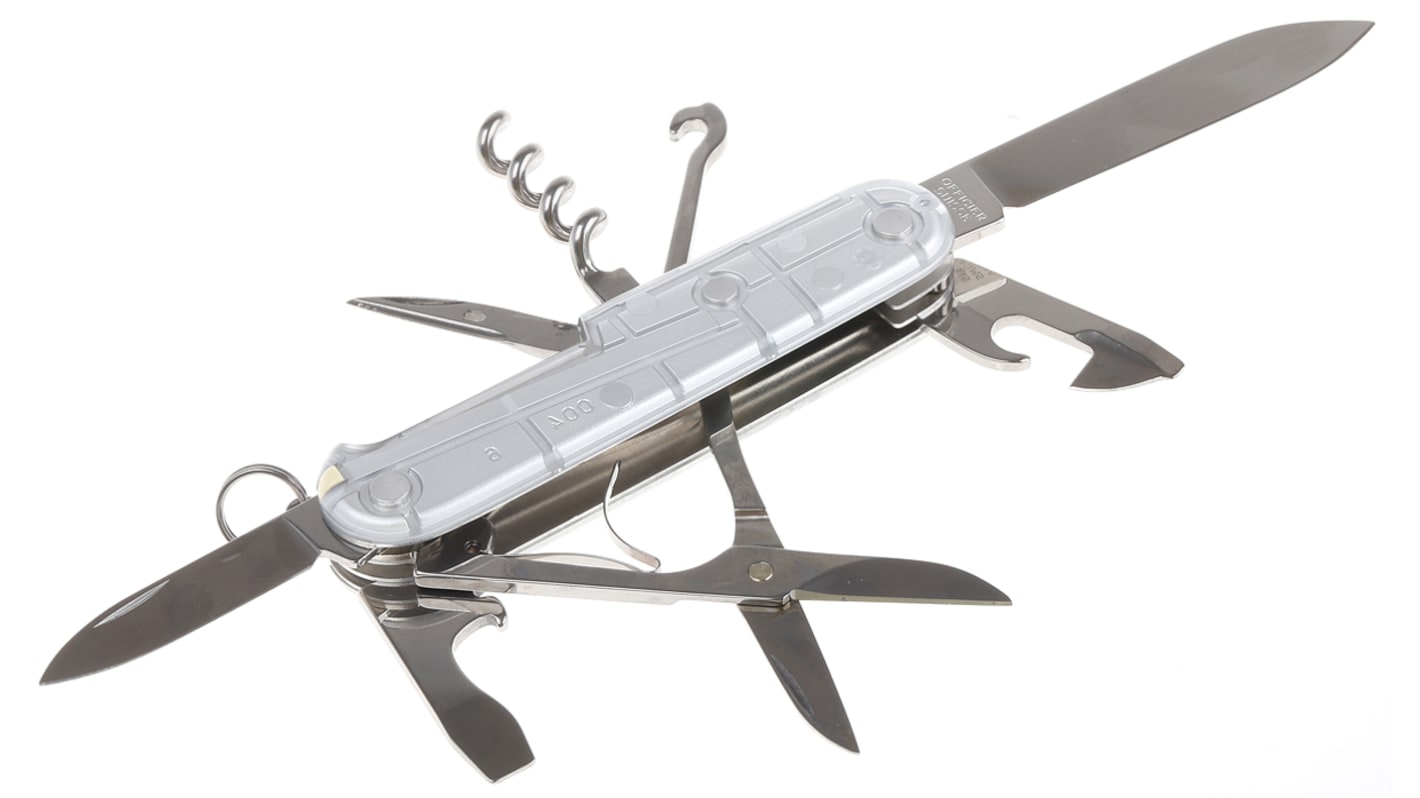 Swiss Army Knife Victorinox SilverTech Straight, Multitool Knife, 91mm Closed Length, 85g