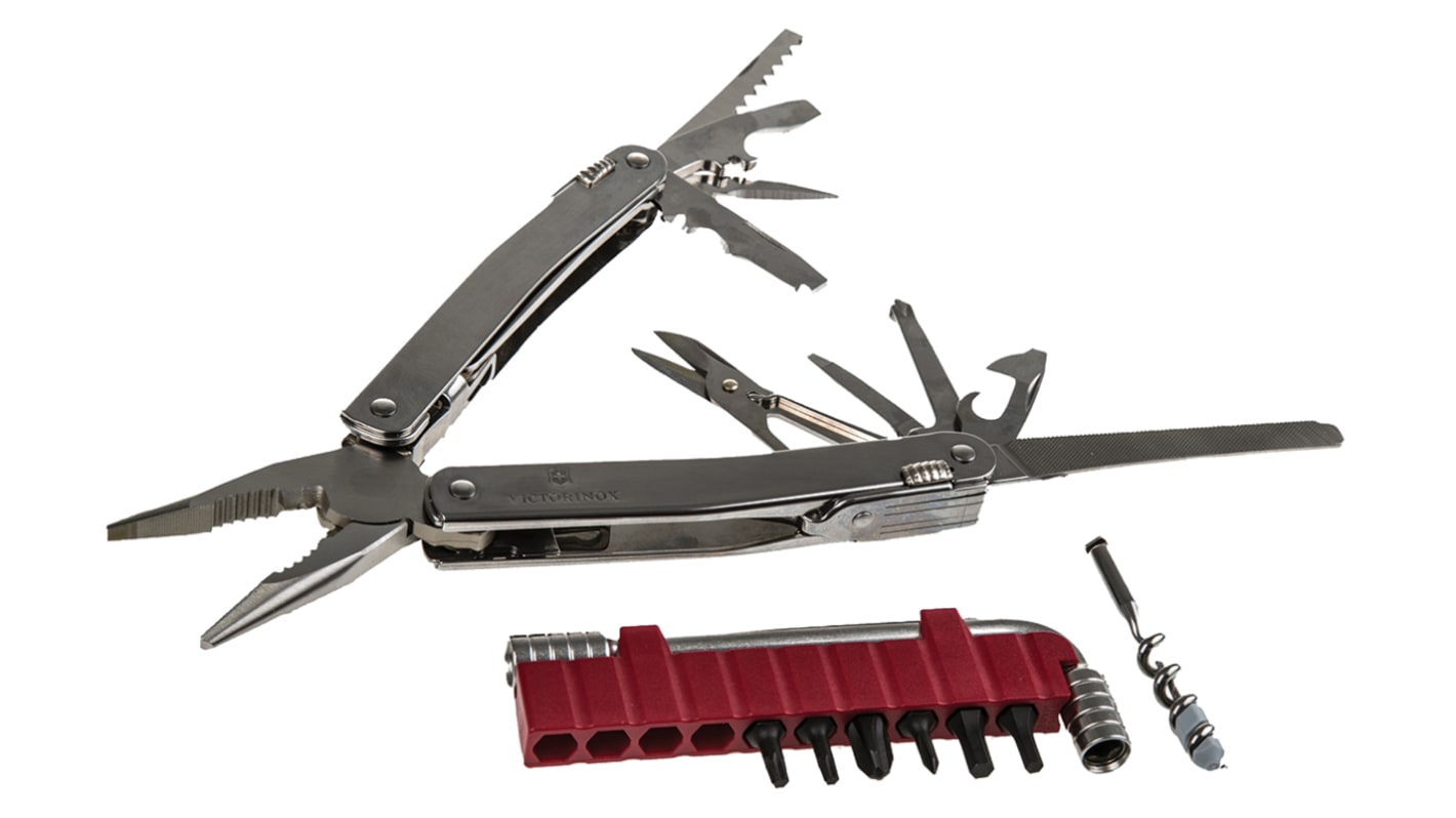 Victorinox Victorinox SwissTool Multifunktions-Werkzeug, Multitool, Edelstahl Klinge, 187.0g