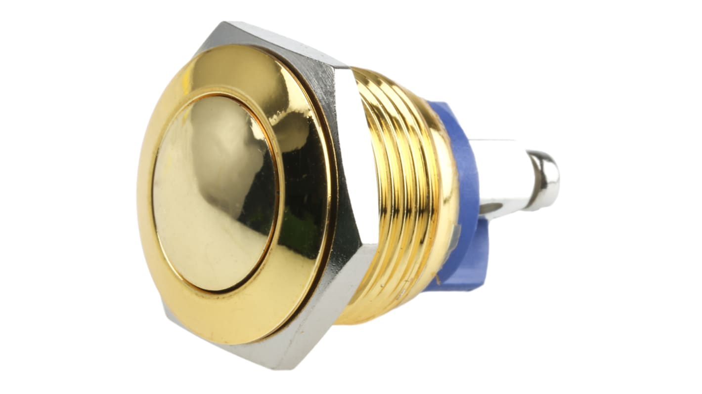 R16DFGSTAG EOZ Push Button Switch, Momentary, Panel Mount, 16.2mm