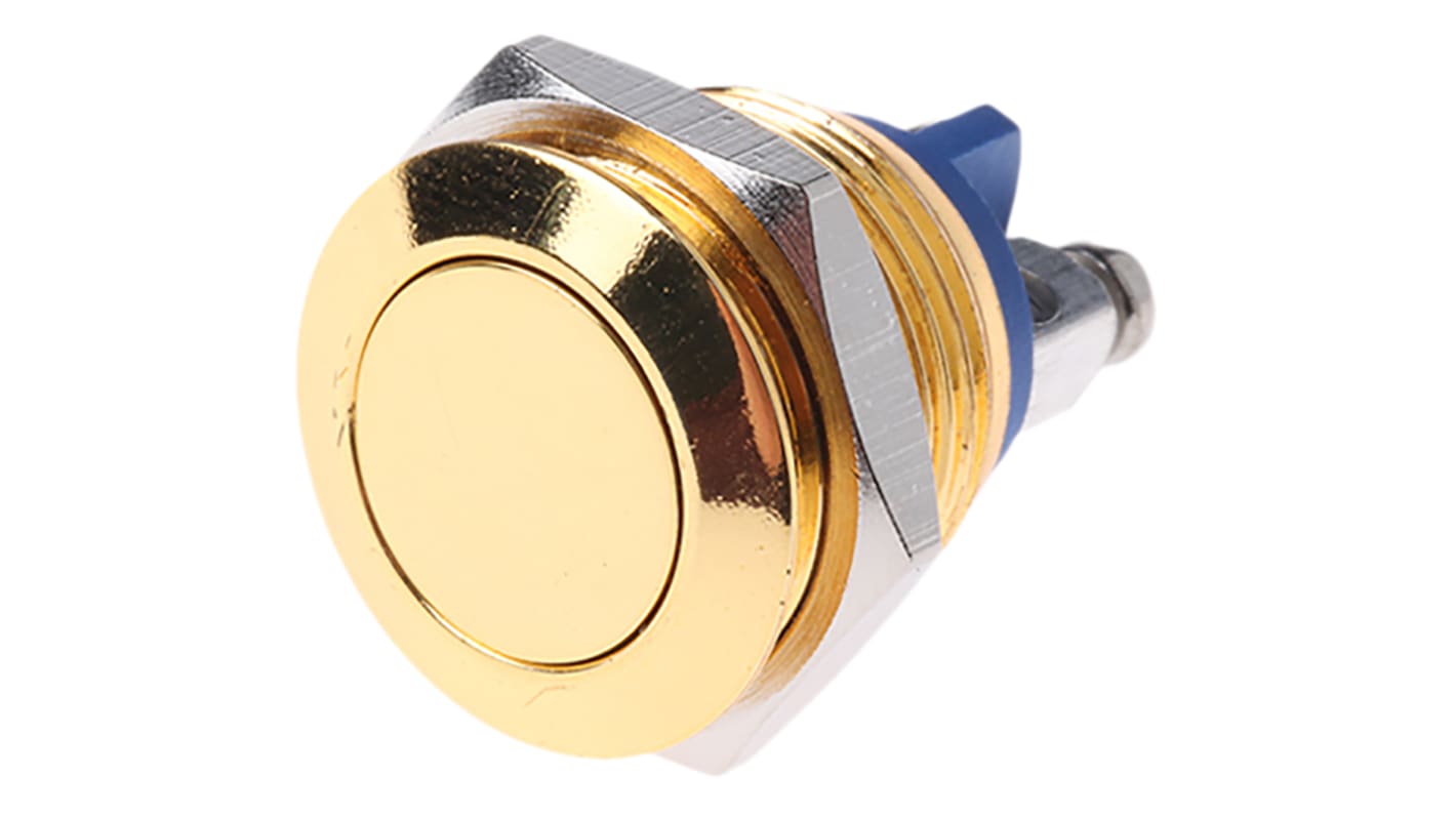 R16FFGSTAG EOZ Push Button Switch, Momentary, Panel Mount, 16.2mm