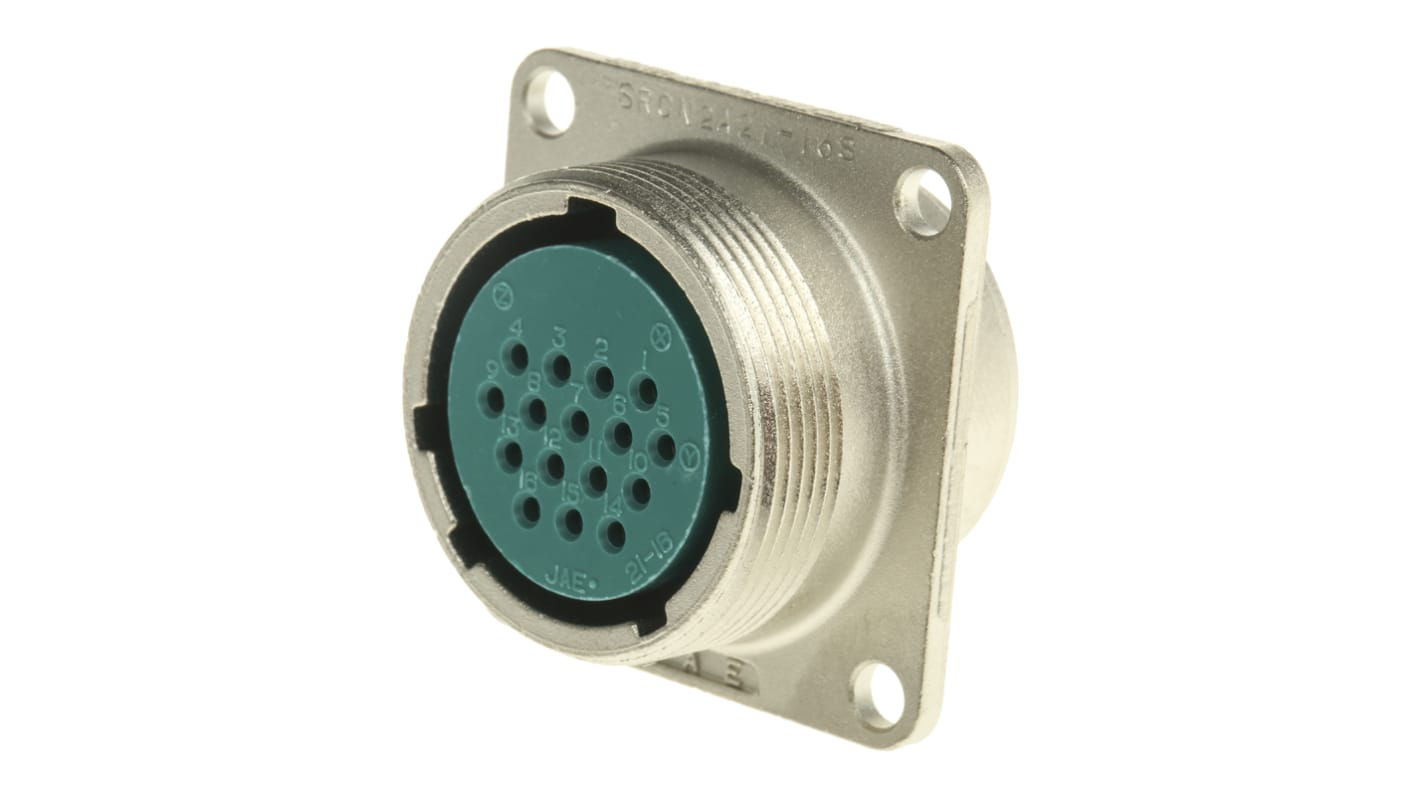 SRCN2A2116S JAE Circular Connector, 16 Contacts, Panel Mount