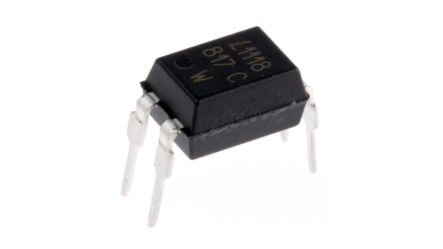 Lite-On LTV THT Optokoppler DC-In / Transistor-Out, 4-Pin PDIP, Isolation 5 kV eff