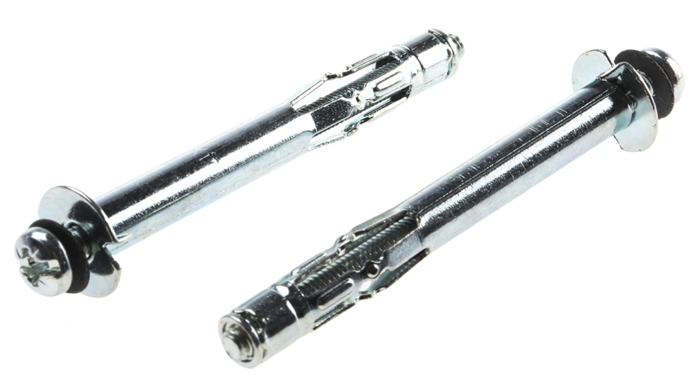 SM04059 RawlPlug Steel Expanding Bolt Cavity Fixing, 8mm fixing hole