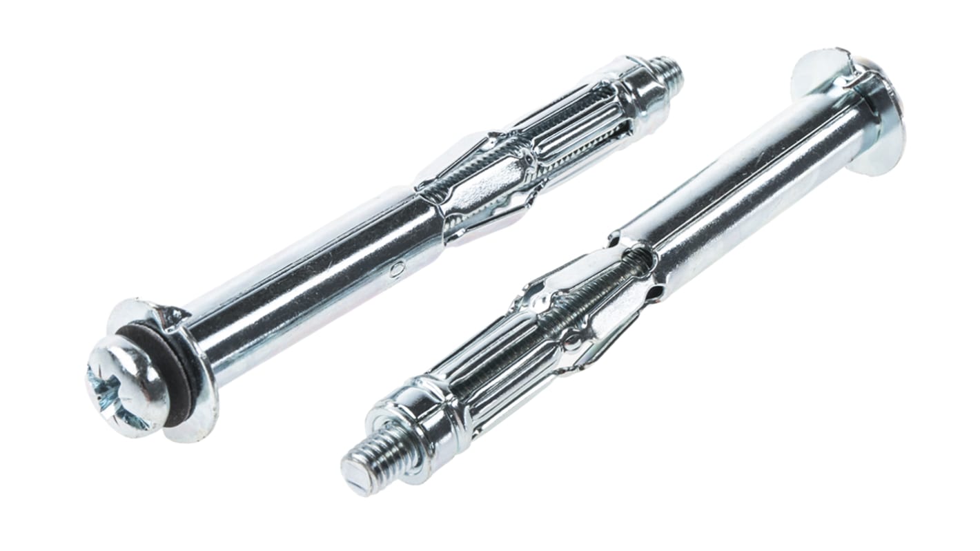 SM06080 RawlPlug Steel Expanding Bolt Cavity Fixing, 12mm fixing