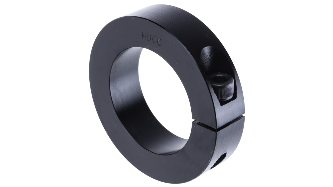 046101050 Huco Shaft Collar One Piece Clamp Screw, Bore 50mm, OD 78mm