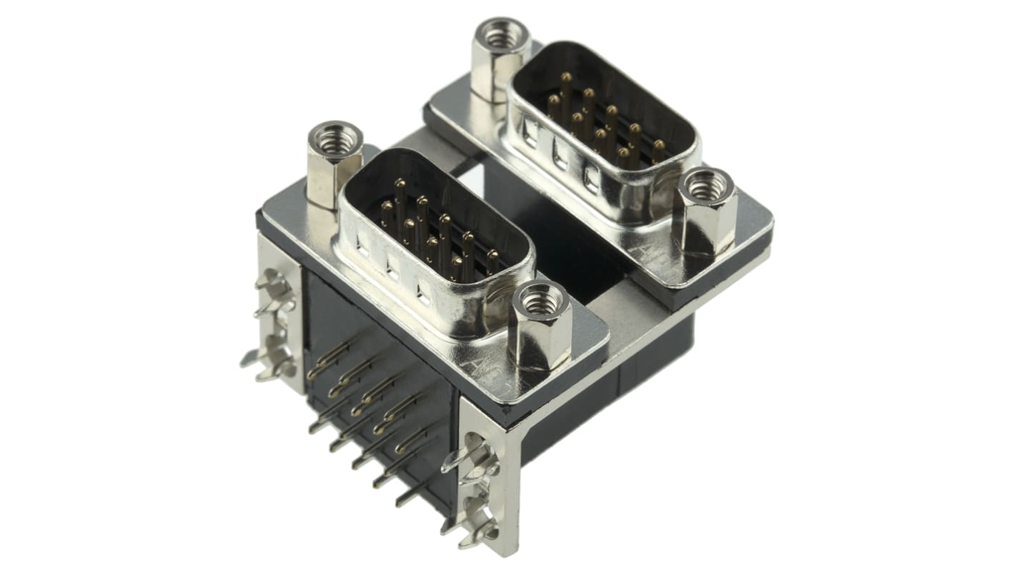 L17H2110131 Amphenol ICC L17H 9 Way Right Angle Through Hole Dsub