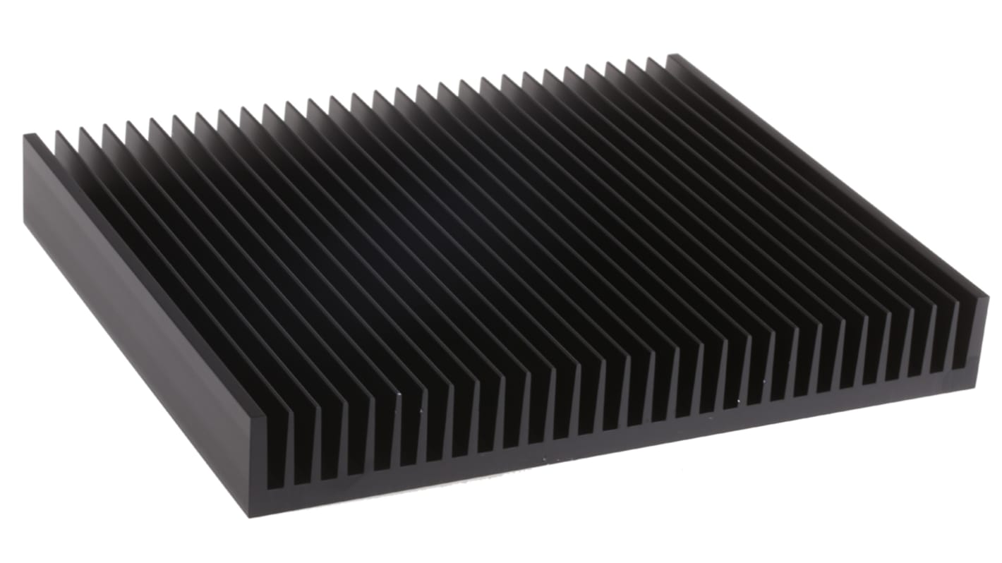 Heatsink, Universal Rectangular Alu, 0.3K/W, 250 x 300 x 40mm RS